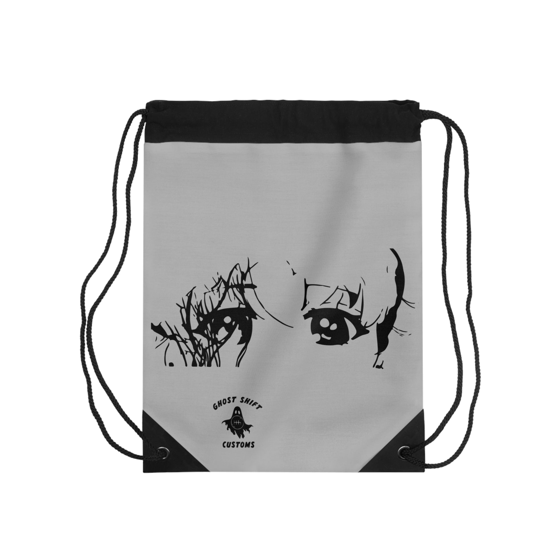 Ghost Shift Customs Drawstring Bag