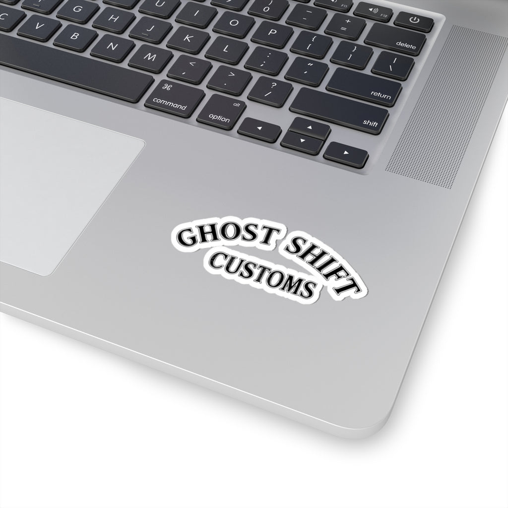 Ghost Shift Kiss-Cut Stickers, Personalized Vinyl Decals for Laptops, Water Bottles, Home Decor, Unique Gifts