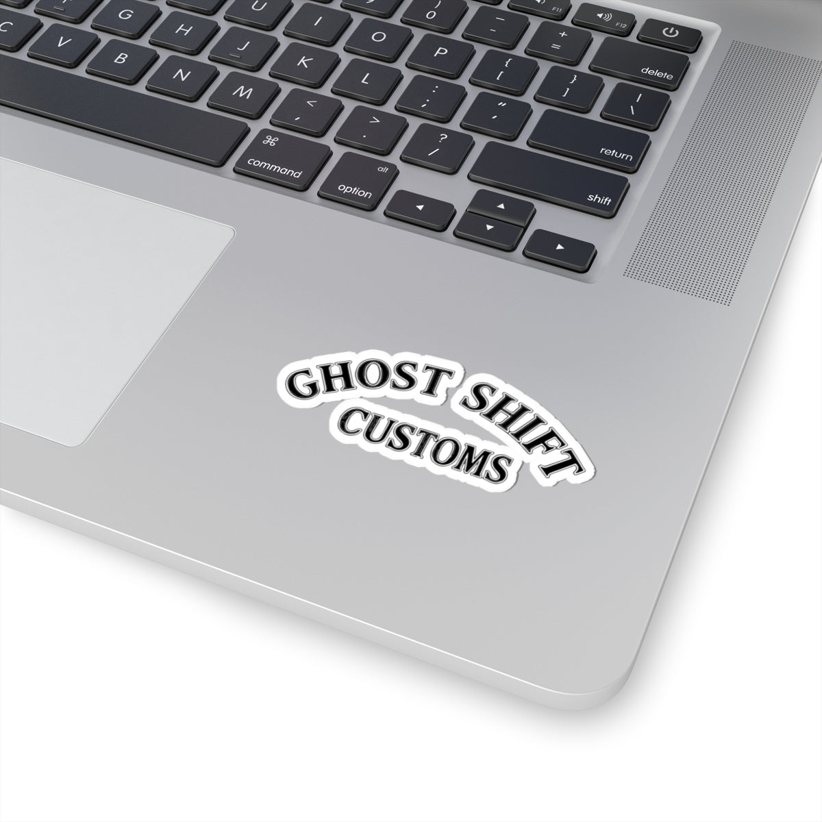 Ghost Shift Kiss-Cut Stickers, Personalized Vinyl Decals for Laptops, Water Bottles, Home Decor, Unique Gifts