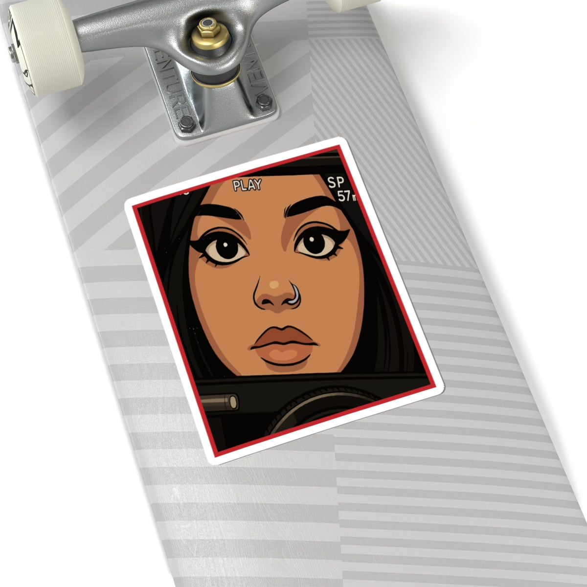 The Snap Kiss-Cut Stickers for Photography Lovers | Unique Laptop Stickers, Aesthetic Decor, Gift for Creatives, Camera Enthusiast