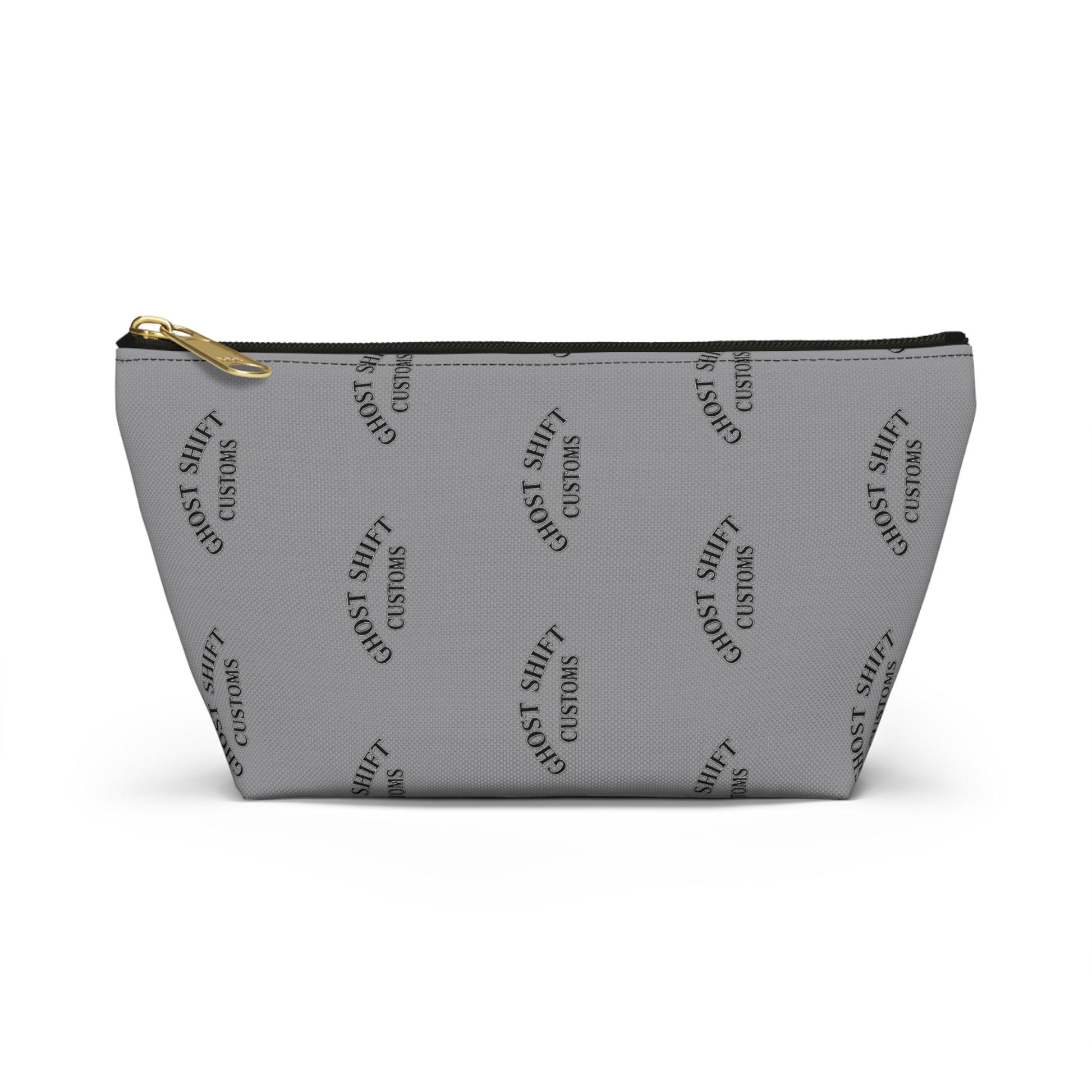 Stylish T-bottom Accessory Pouch | Makeup Bag, Travel Organizer, Ghost Shift Customs Design, Everyday Use