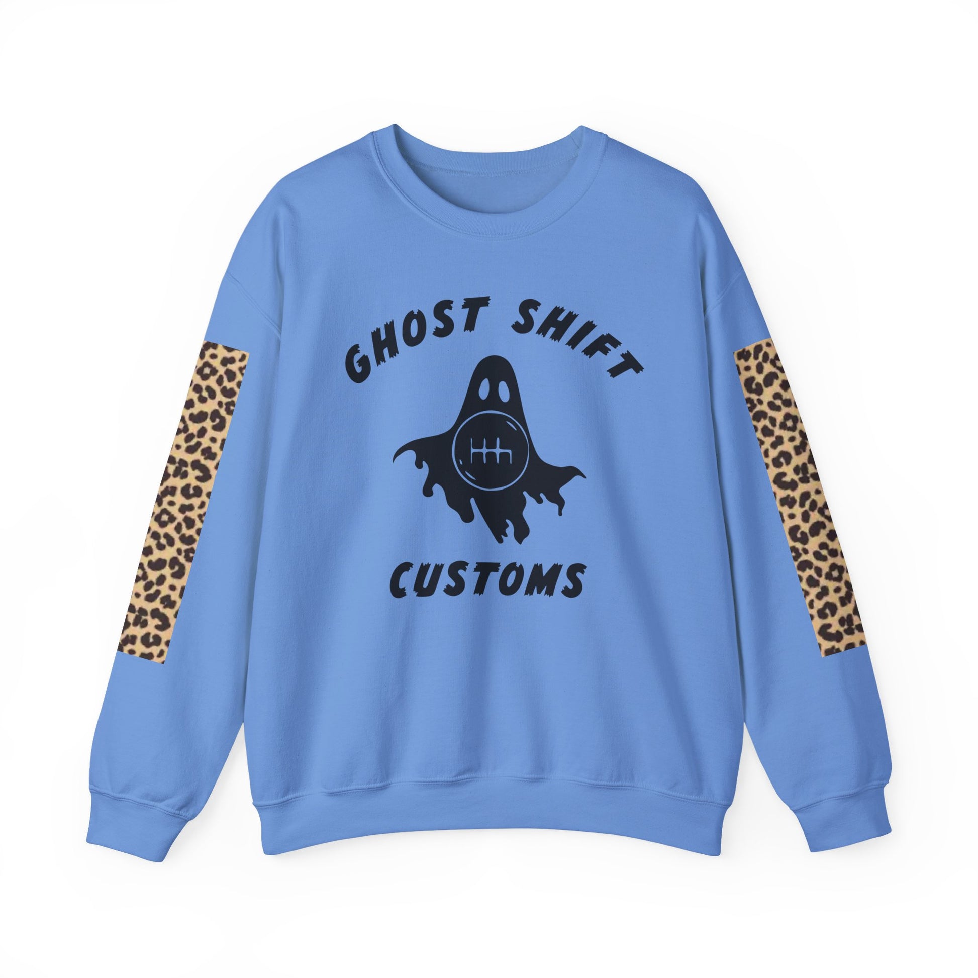 Ghost Shift Customs Cheetah Print Crewneck Sweatshirt