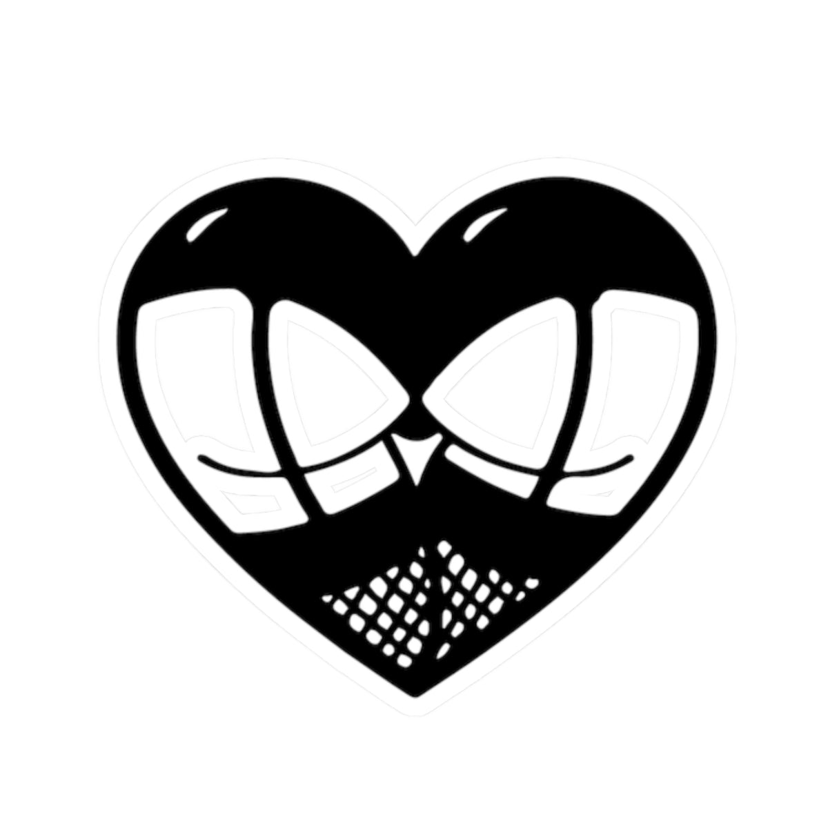 Heart It, Stylish Kiss-Cut Stickers for Personalizing Laptops, Water Bottles