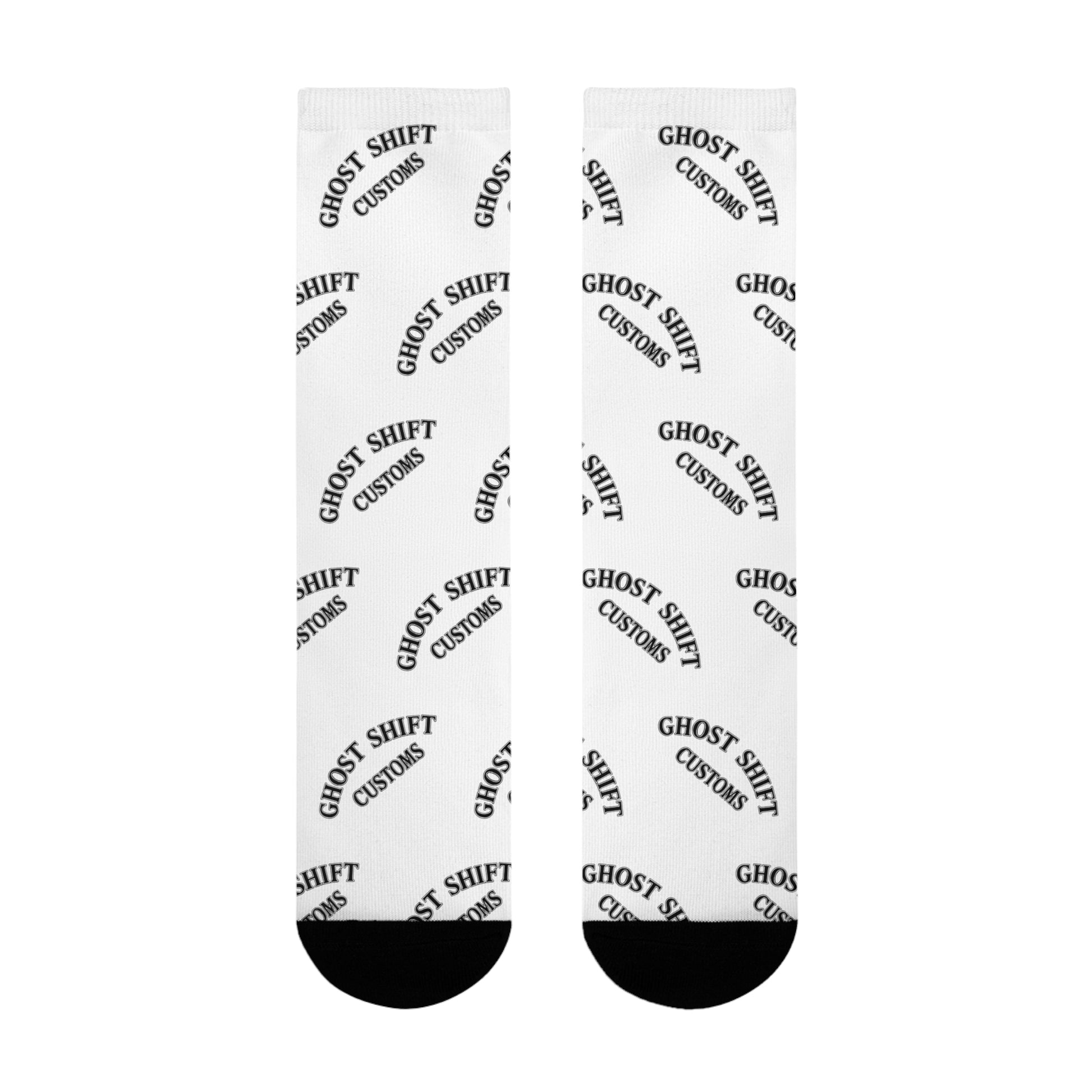Ghost Shift Crew Socks, Trendy Socks, Unique Gift, Streetwear Accessories, Cozy Fashion, Everyday Wear