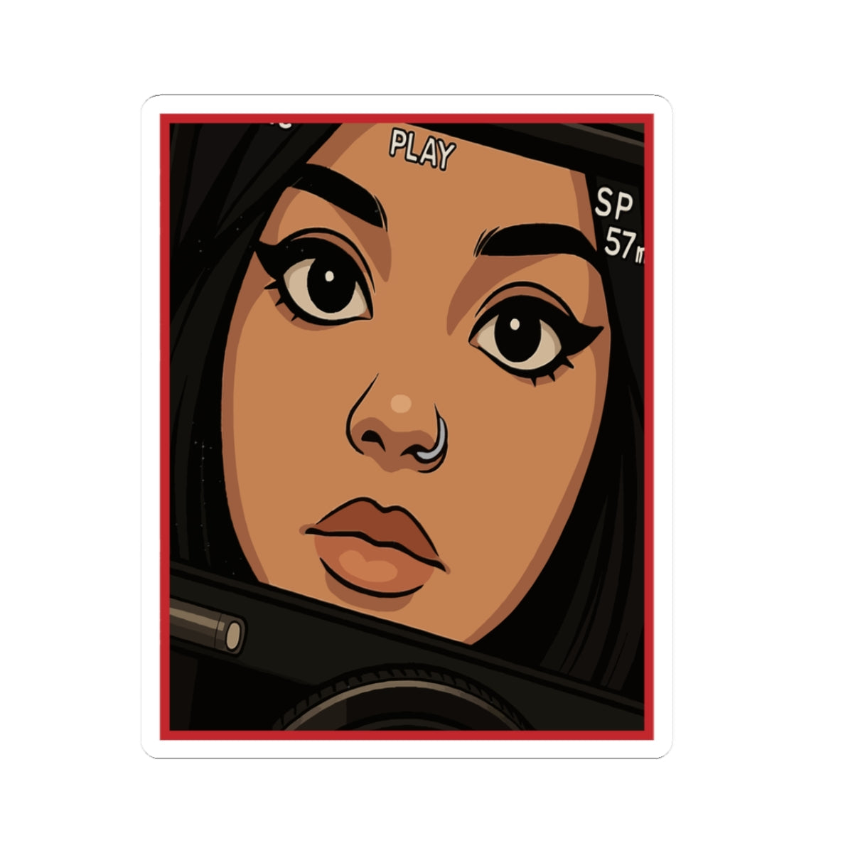 The Snap Kiss-Cut Stickers for Photography Lovers | Unique Laptop Stickers, Aesthetic Decor, Gift for Creatives, Camera Enthusiast