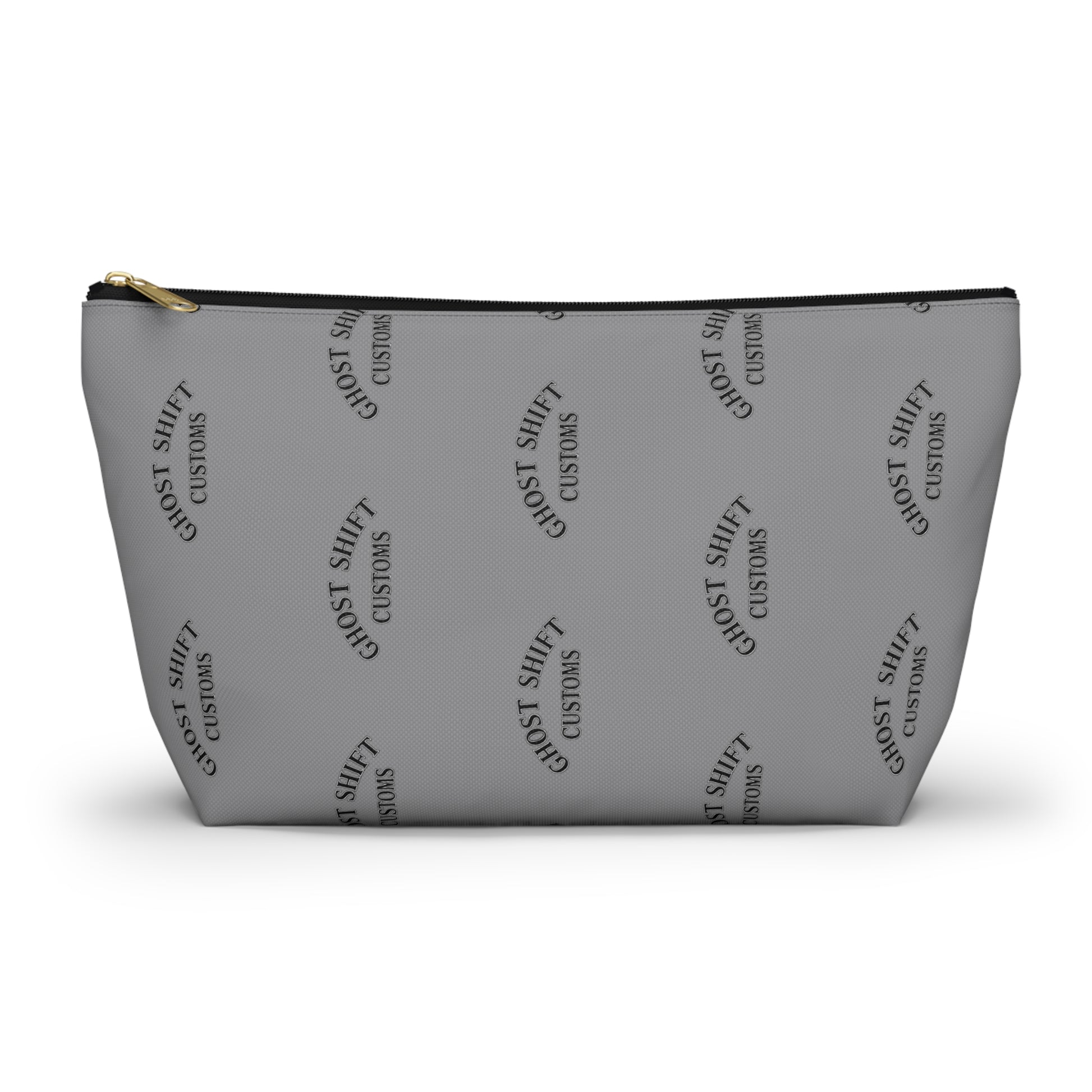 Stylish T-bottom Accessory Pouch | Makeup Bag, Travel Organizer, Ghost Shift Customs Design, Everyday Use