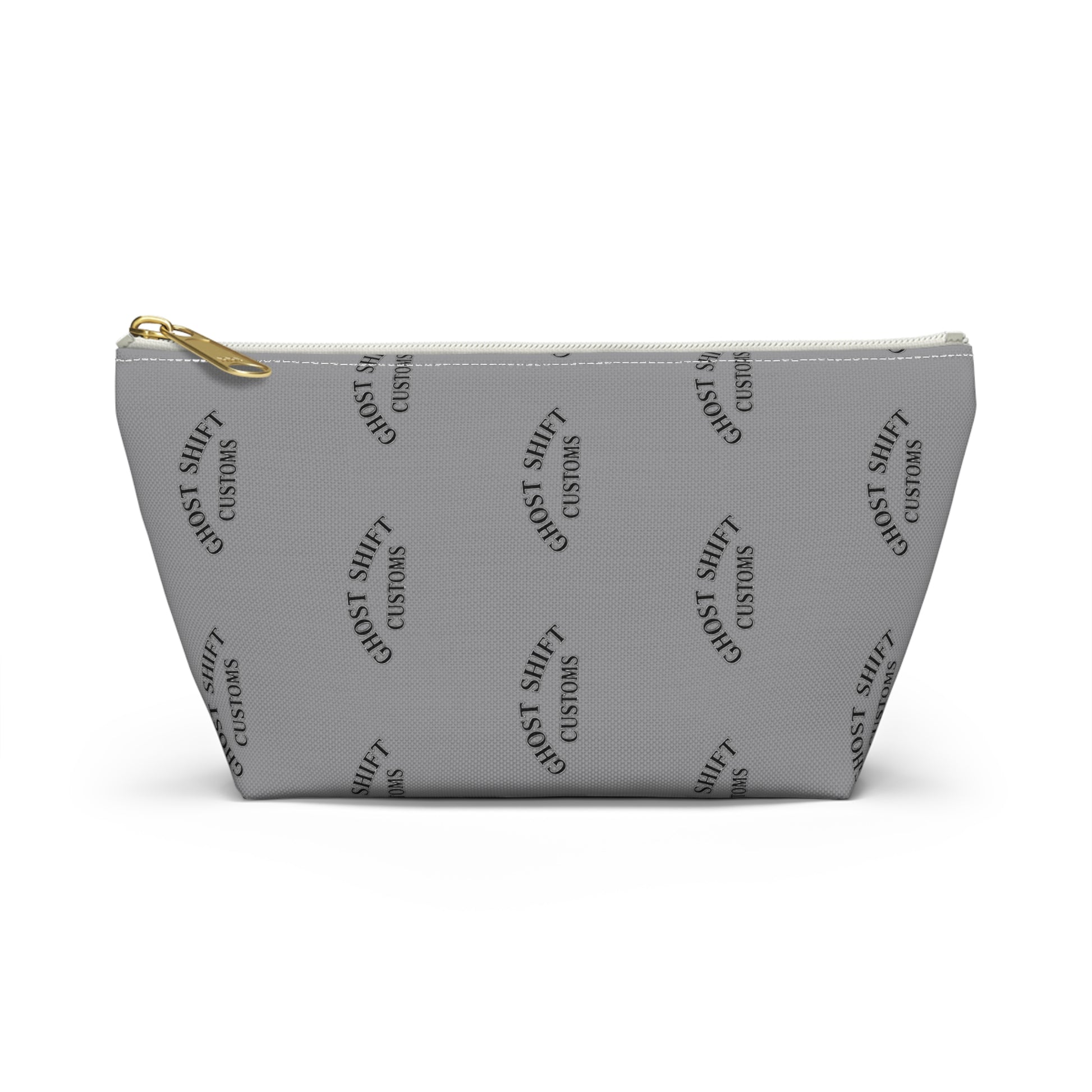 Stylish T-bottom Accessory Pouch | Makeup Bag, Travel Organizer, Ghost Shift Customs Design, Everyday Use