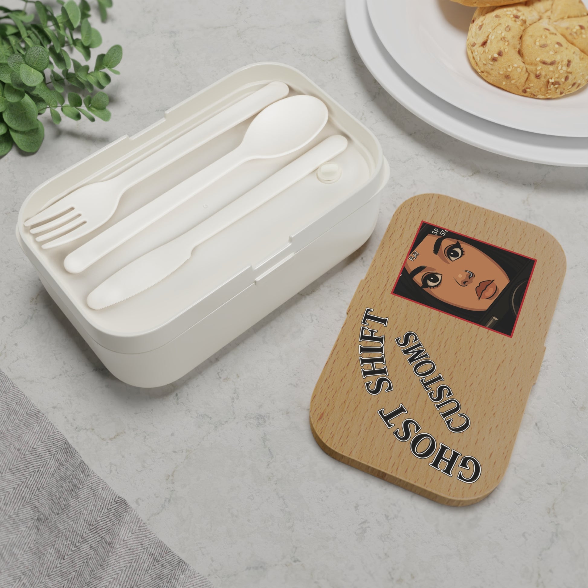 Personalized Bento Lunch Box for On-the-Go Meals, Eco-Friendly Meal Prep Container, Custom Food Storage, School Lunch Organizer