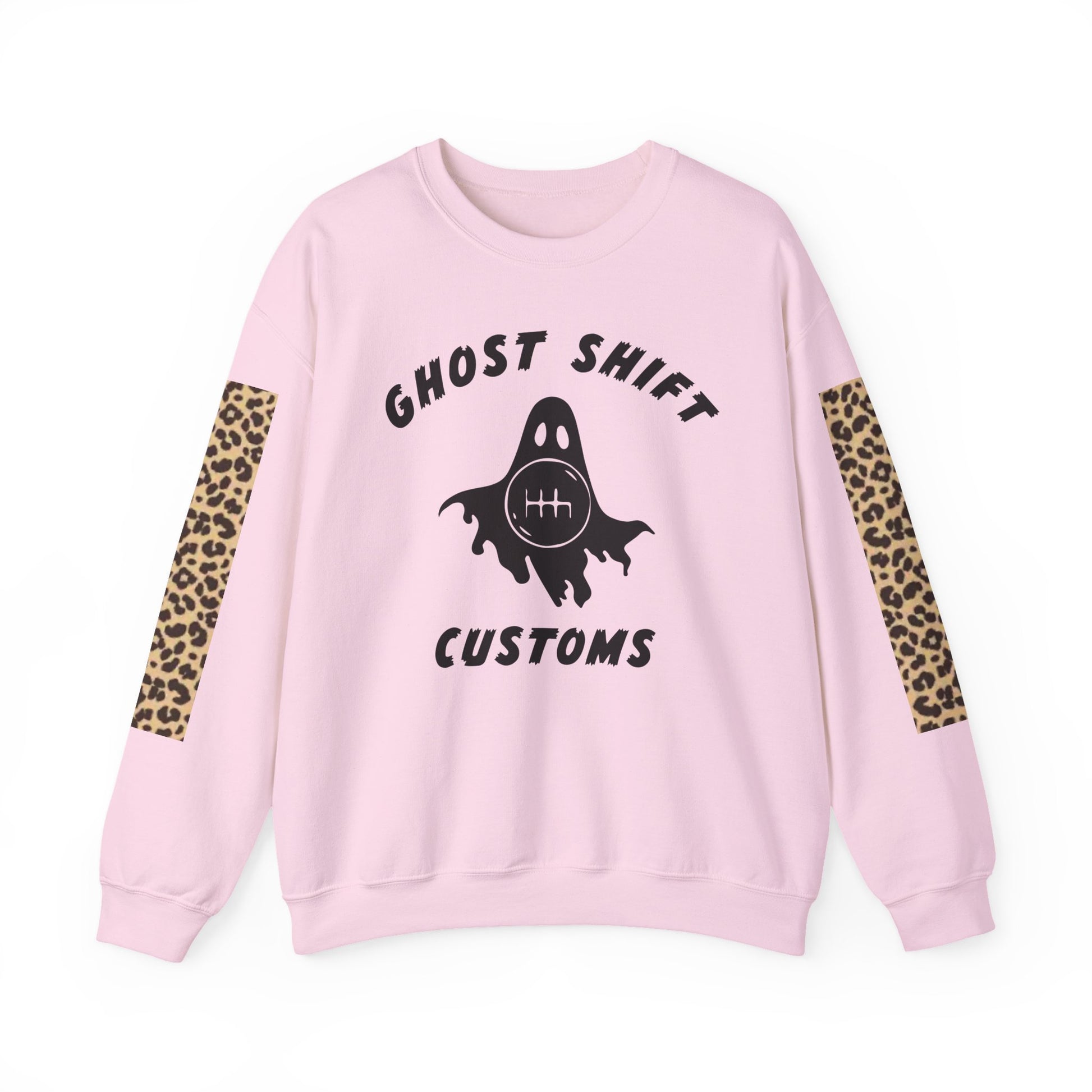 Ghost Shift Customs Cheetah Print Crewneck Sweatshirt