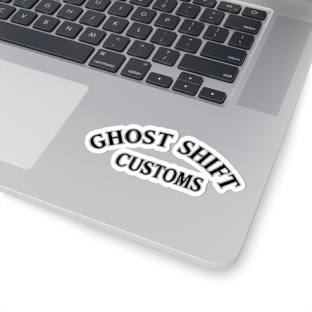 Ghost Shift Kiss-Cut Stickers, Personalized Vinyl Decals for Laptops, Water Bottles, Home Decor, Unique Gifts