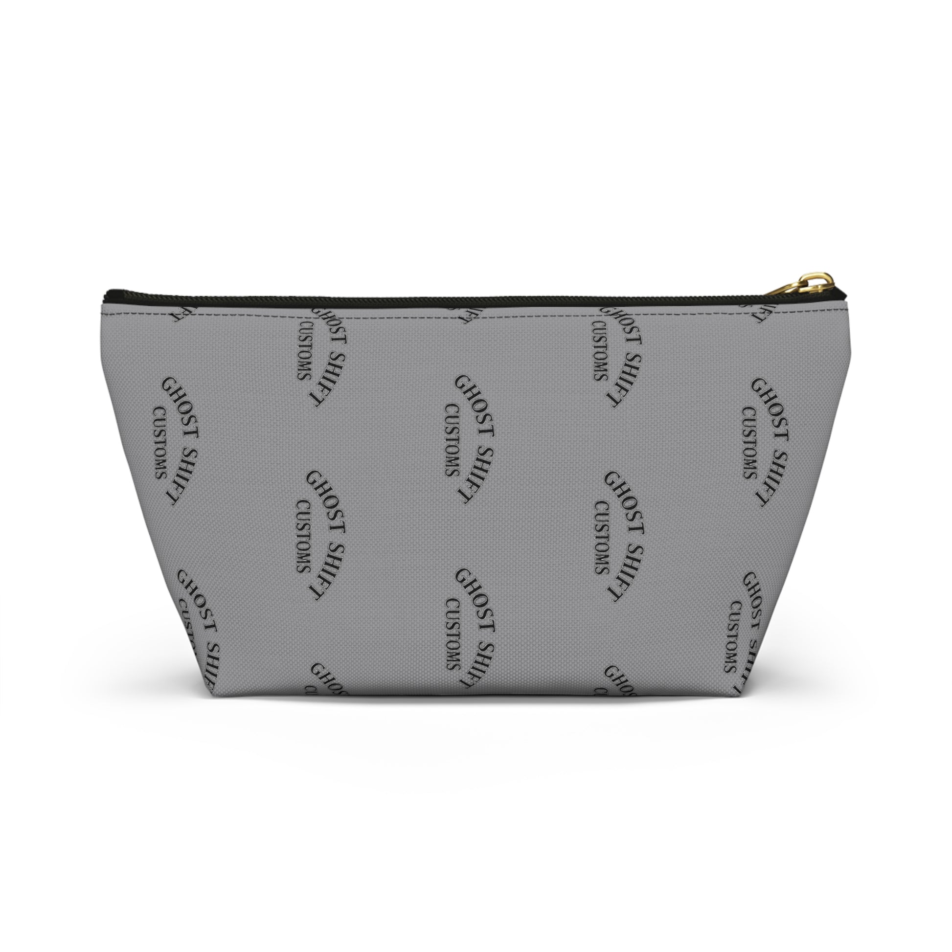 Stylish T-bottom Accessory Pouch | Makeup Bag, Travel Organizer, Ghost Shift Customs Design, Everyday Use